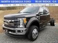 Ford F550 Super Duty Lariat Crew Cab 4x4 Chassis Shadow Black photo #1