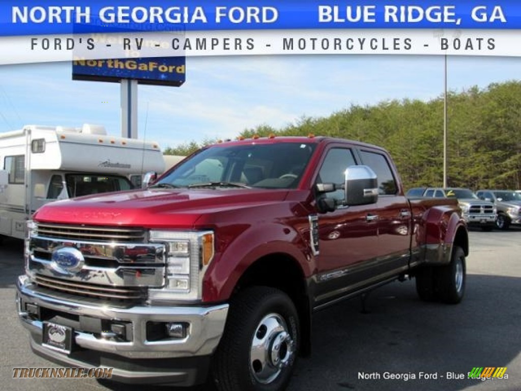 2017 Ford F350 Super Duty King Ranch Crew Cab 4x4 in Ruby Red B44582