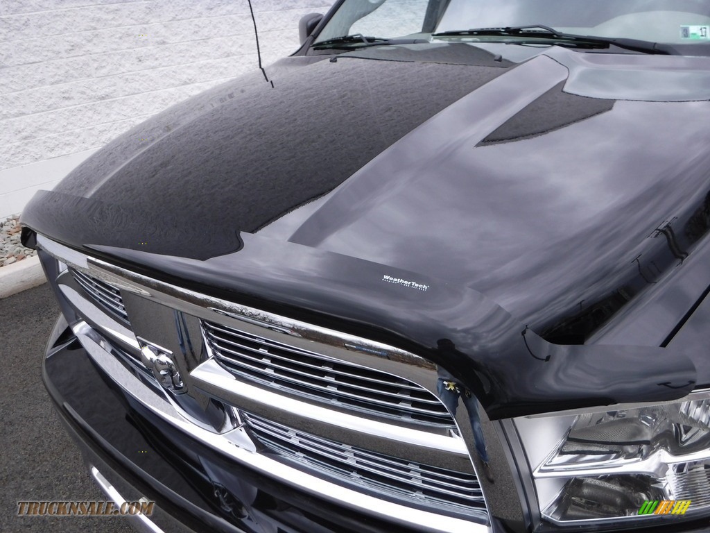 2012 Ram 1500 Big Horn Quad Cab 4x4 - Black / Dark Slate Gray/Medium Graystone photo #8