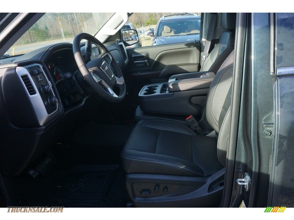 2017 Sierra 1500 SLT Crew Cab 4WD - Dark Slate Metallic / Jet Black photo #9