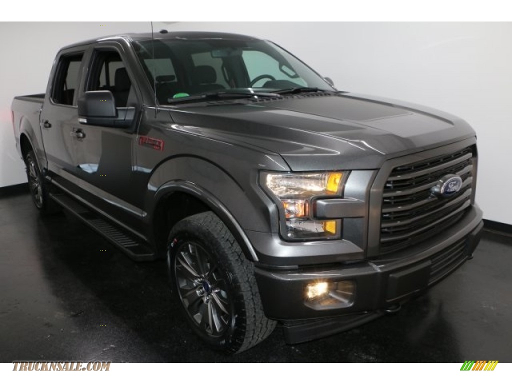 2017 F150 XLT SuperCrew 4x4 - Magnetic / Black Special Edition Package photo #8