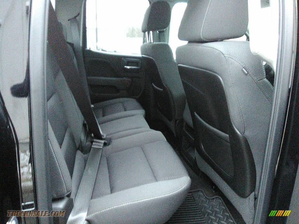 2015 Sierra 1500 SLE Double Cab 4x4 - Iridium Metallic / Jet Black photo #15