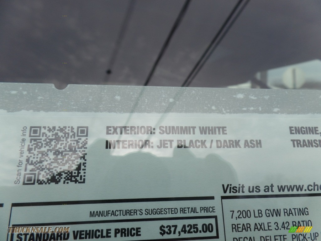 2017 Silverado 1500 Custom Double Cab 4x4 - Summit White / Dark Ash/Jet Black photo #18