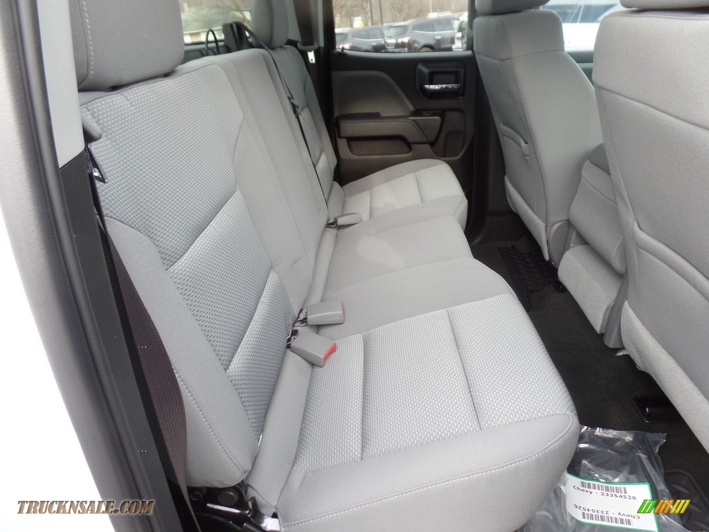 2017 Silverado 1500 Custom Double Cab 4x4 - Summit White / Dark Ash/Jet Black photo #21