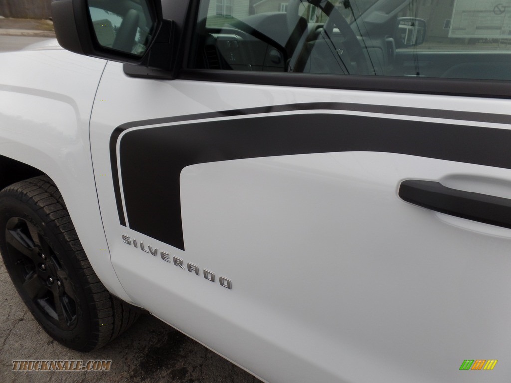 2017 Silverado 1500 Custom Double Cab 4x4 - Summit White / Dark Ash/Jet Black photo #23