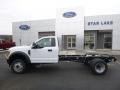 Ford F550 Super Duty XL Regular Cab 4x4 Chassis Oxford White photo #10