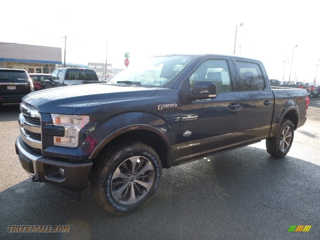 2017 F150 King Ranch SuperCrew 4x4 - Blue Jeans / King Ranch Java photo #6