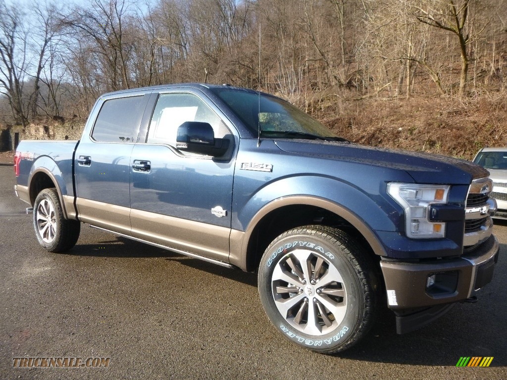 2017 F150 King Ranch SuperCrew 4x4 - Blue Jeans / King Ranch Java photo #8