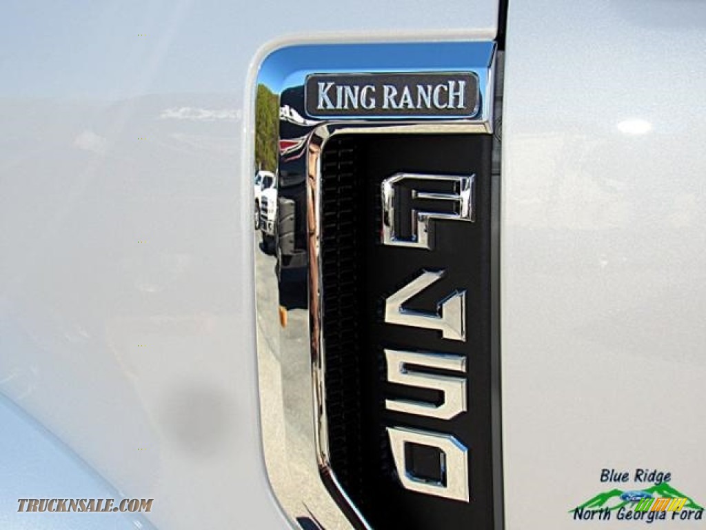2017 F450 Super Duty King Ranch Crew Cab 4x4 - White Platinum / King Ranch Java photo #39