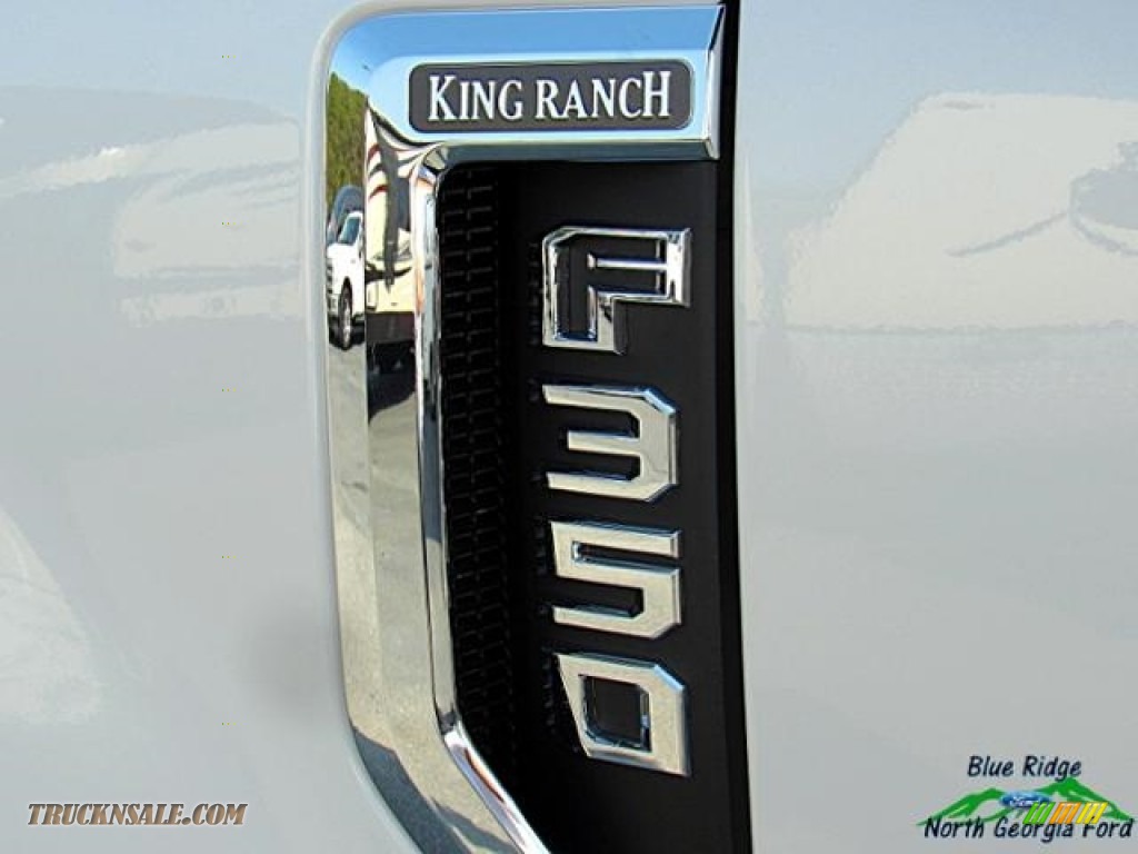 2017 F350 Super Duty King Ranch Crew Cab 4x4 - White Platinum / King Ranch Mesa Antique Java photo #43
