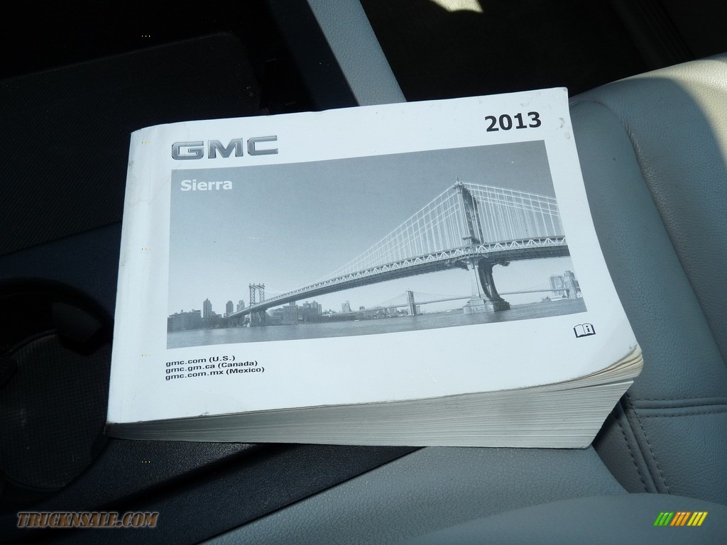 2013 Sierra 1500 SLT Crew Cab - Steel Gray Metallic / Light Titanium/Dark Titanium photo #14