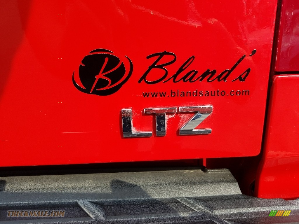 2011 Silverado 1500 LTZ Extended Cab 4x4 - Victory Red / Dark Cashmere/Light Cashmere photo #6