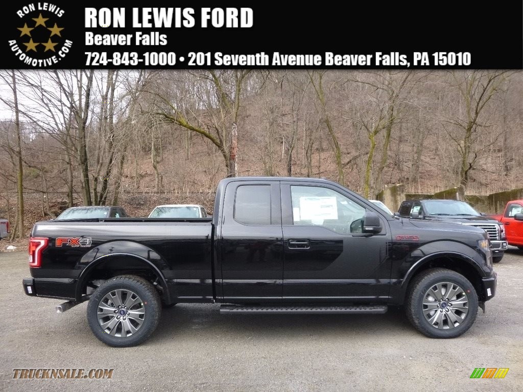 Shadow Black / Black Special Edition Package Ford F150 XLT SuperCab 4x4