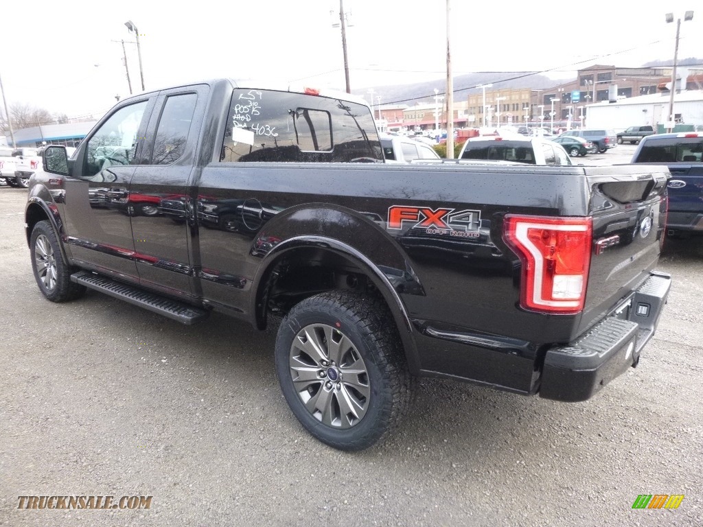 2017 F150 XLT SuperCab 4x4 - Shadow Black / Black Special Edition Package photo #4