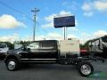 Ford F450 Super Duty Lariat Crew Cab 4x4 Chassis Shadow Black photo #2