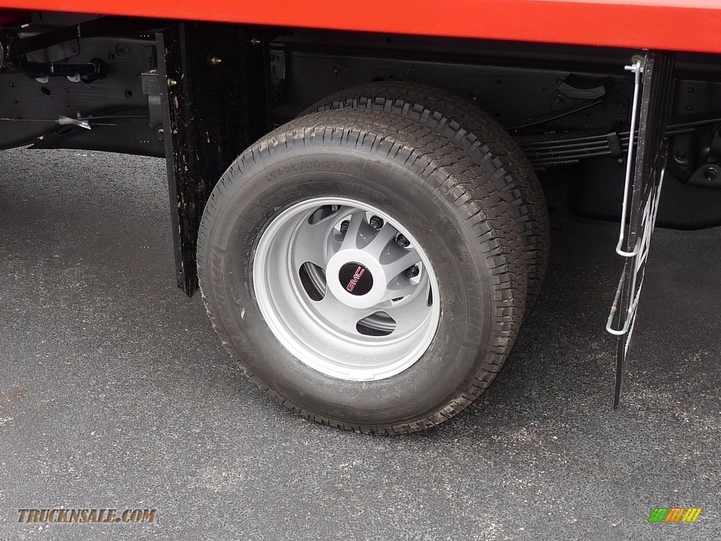 2017 Sierra 3500HD Regular Cab Dump Truck - Cardinal Red / Dark Ash/Jet Black photo #6