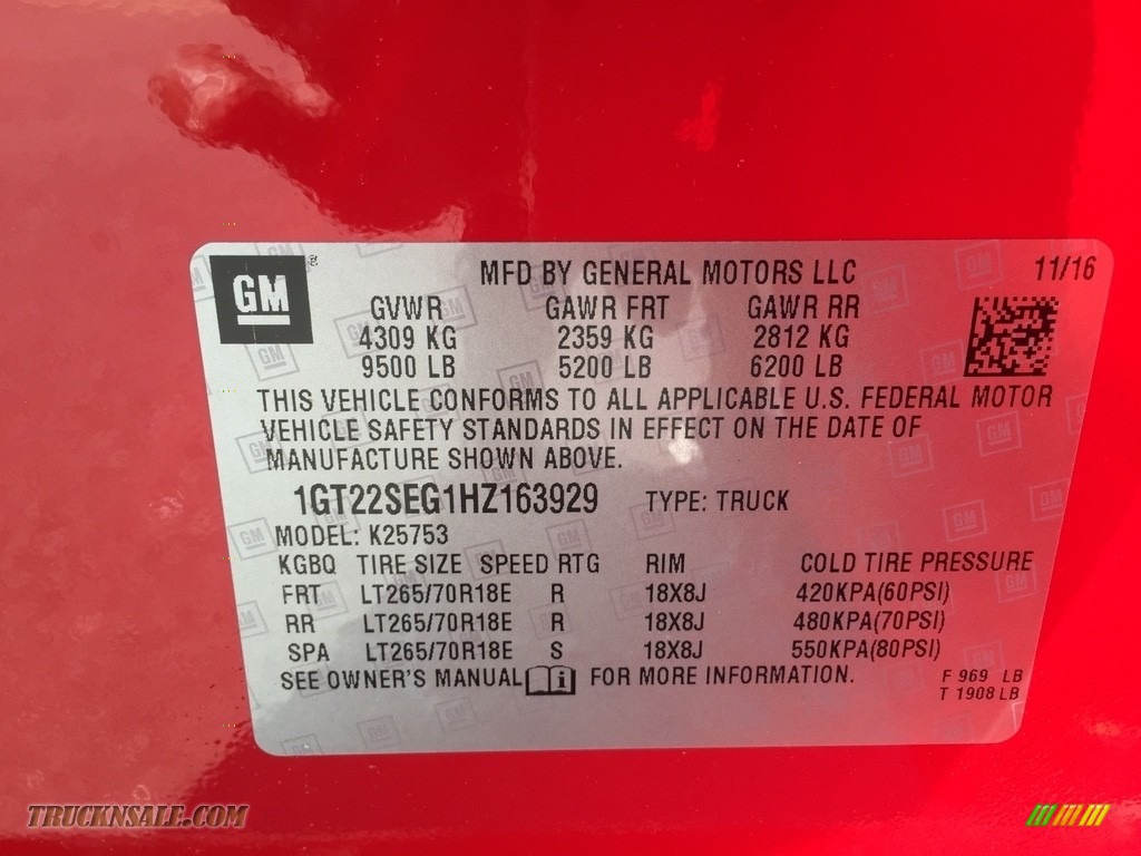 2017 Sierra 2500HD SLE Double Cab 4x4 - Cardinal Red / Jet Black photo #11