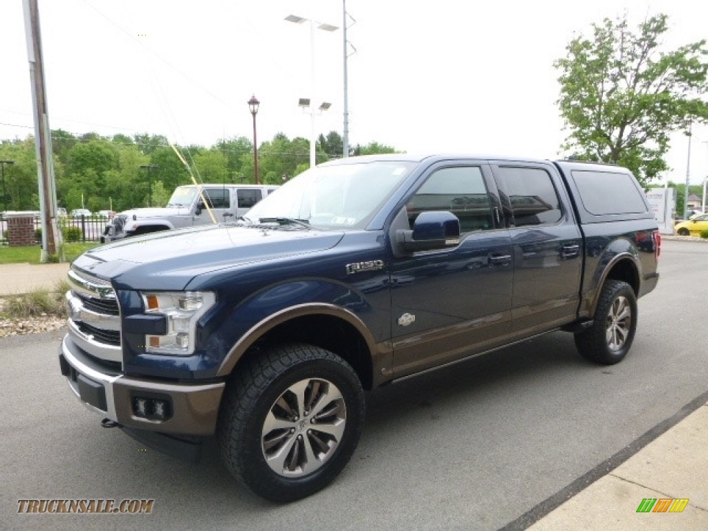 2017 F150 King Ranch SuperCrew 4x4 - Blue Jeans / King Ranch Java photo #5