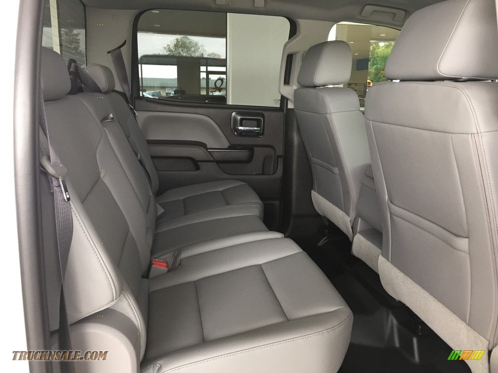 2017 Silverado 3500HD Work Truck Crew Cab Dual Rear Wheel 4x4 - Silver Ice Metallic / Jet Black photo #7