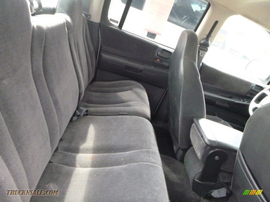 2001 Dakota SLT Quad Cab 4x4 - Bright White / Dark Slate Gray photo #9