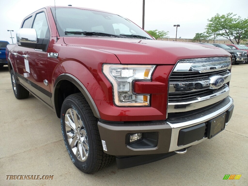 2017 F150 King Ranch SuperCrew 4x4 - Ruby Red / King Ranch Java photo #1