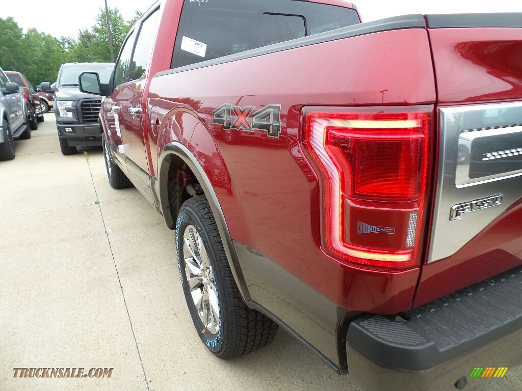 2017 F150 King Ranch SuperCrew 4x4 - Ruby Red / King Ranch Java photo #6