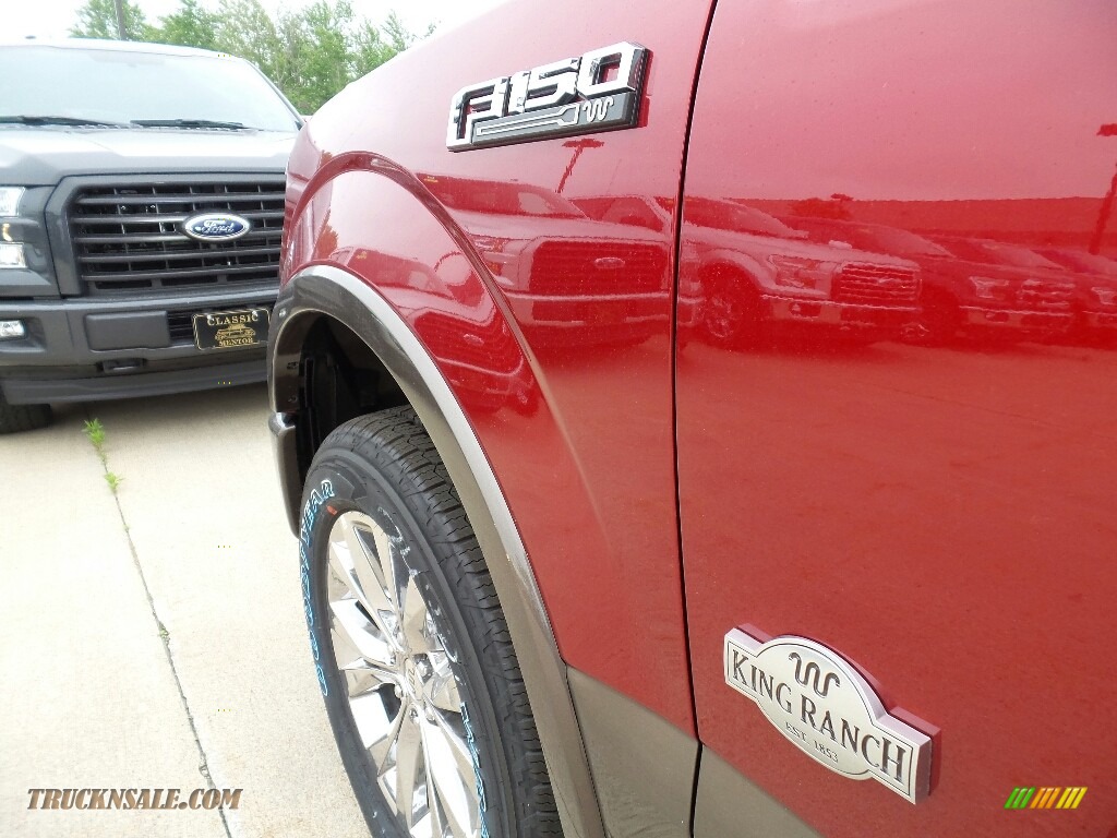 2017 F150 King Ranch SuperCrew 4x4 - Ruby Red / King Ranch Java photo #14