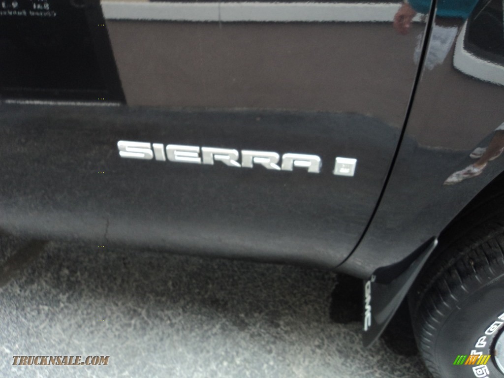 2009 Sierra 1500 Work Truck Regular Cab 4x4 - Carbon Black Metallic / Dark Titanium photo #23