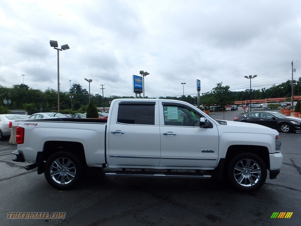 2017 Silverado 1500 High Country Crew Cab 4x4 - Iridescent Pearl Tricoat / High Country Saddle photo #9