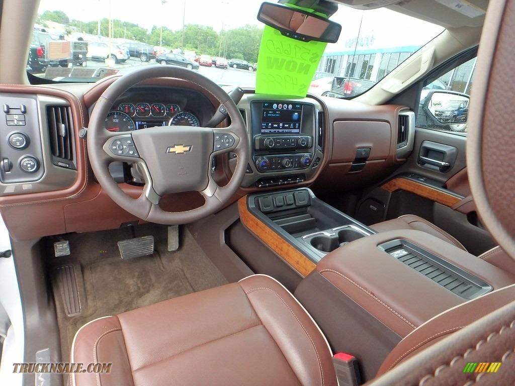 2017 Silverado 1500 High Country Crew Cab 4x4 - Iridescent Pearl Tricoat / High Country Saddle photo #23