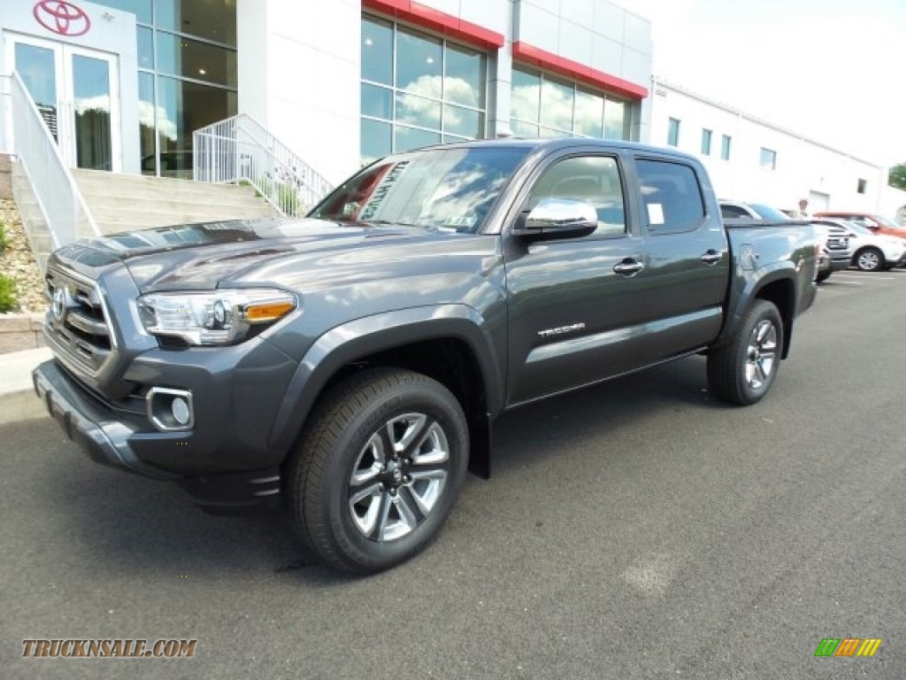 2017 Tacoma Limited Double Cab 4x4 - Magnetic Gray Metallic / Limited Hickory photo #5