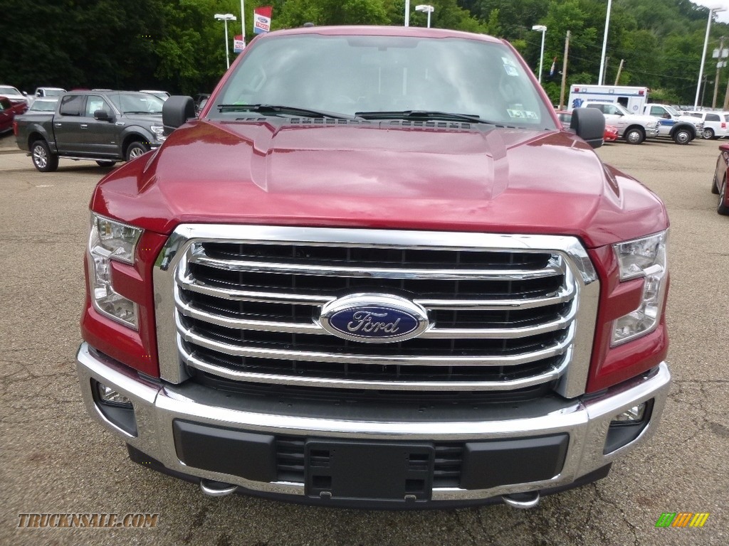 2017 F150 XLT SuperCrew 4x4 - Ruby Red / Earth Gray photo #7
