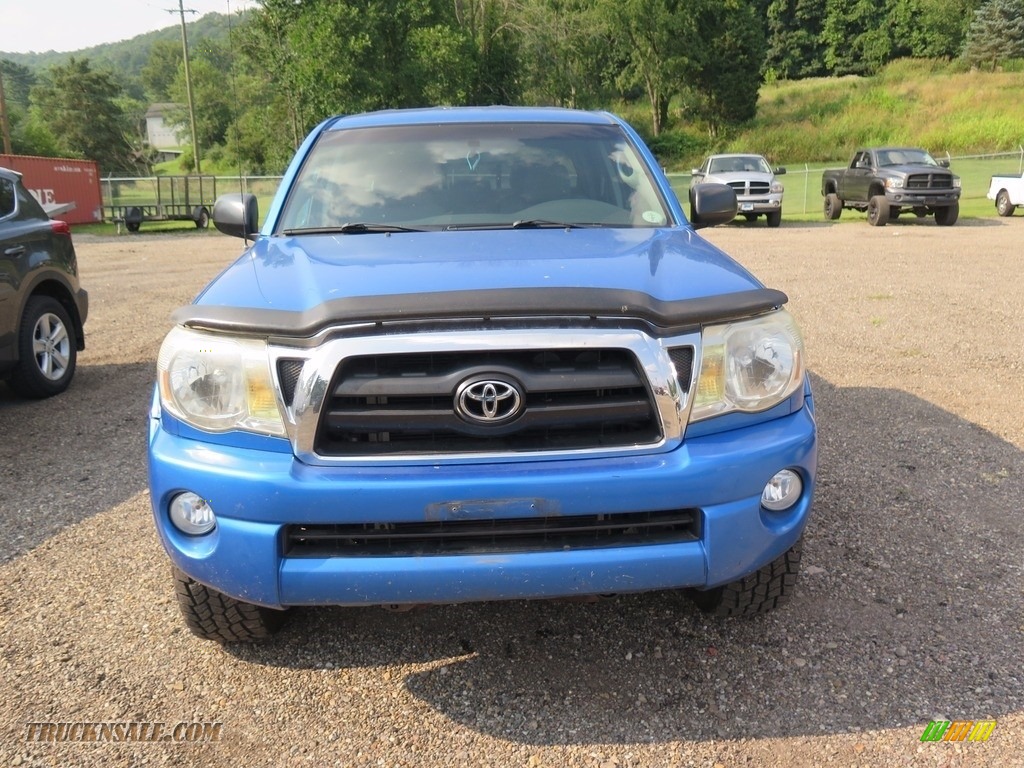 2007 Tacoma V6 TRD Double Cab 4x4 - Speedway Blue Pearl / Graphite Gray photo #2