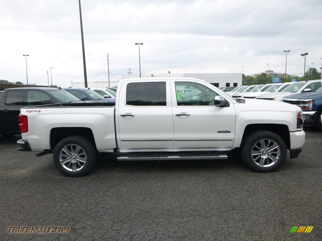 2017 Silverado 1500 High Country Crew Cab 4x4 - Iridescent Pearl Tricoat / High Country Saddle photo #6