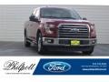 Ford F150 XLT SuperCrew Ruby Red Metallic photo #1
