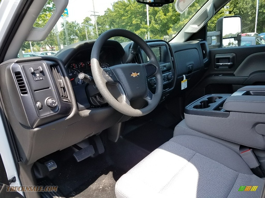 2018 Silverado 3500HD Work Truck Double Cab - Summit White / Dark Ash/Jet Black photo #7