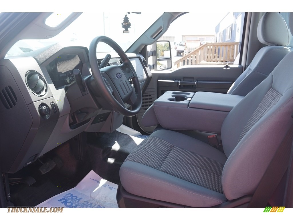 2015 F250 Super Duty XL Regular Cab 4x4 - Oxford White / Steel photo #11