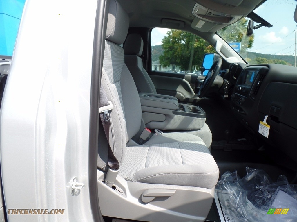 2017 Silverado 2500HD Work Truck Regular Cab 4x4 - Silver Ice Metallic / Dark Ash/Jet Black photo #39