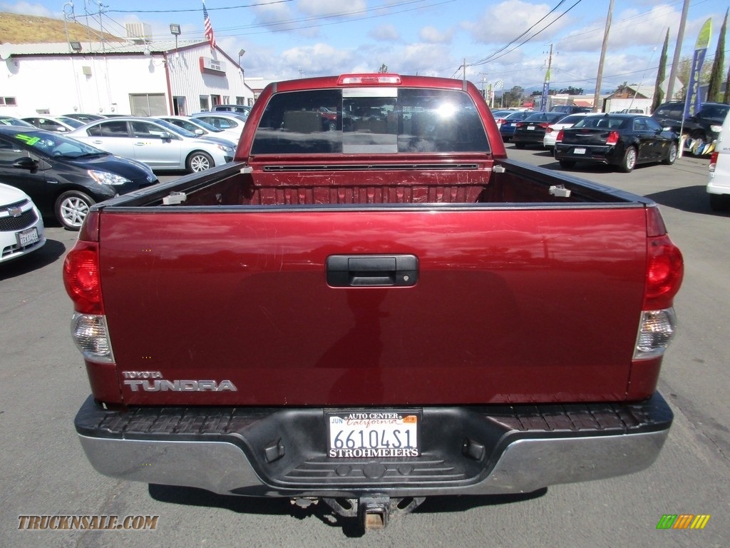 2007 Tundra Limited Double Cab - Salsa Red Pearl / Beige photo #6