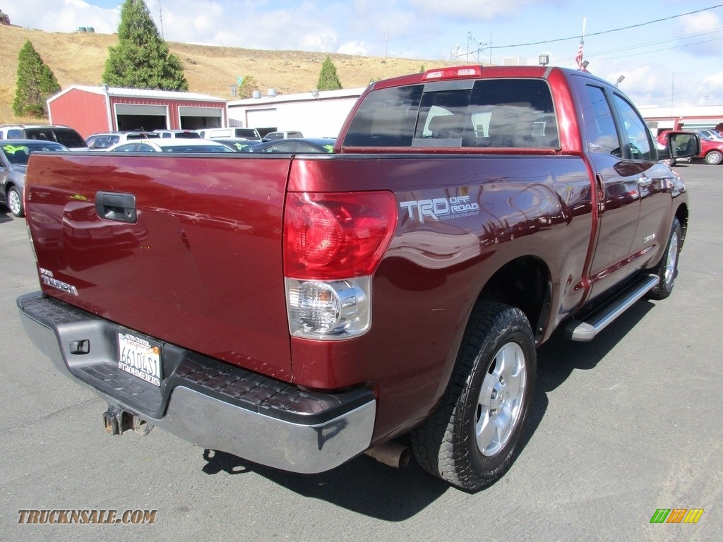 2007 Tundra Limited Double Cab - Salsa Red Pearl / Beige photo #7