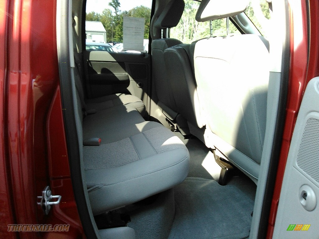 2007 Ram 1500 SLT Quad Cab 4x4 - Inferno Red Crystal Pearl / Medium Slate Gray photo #13