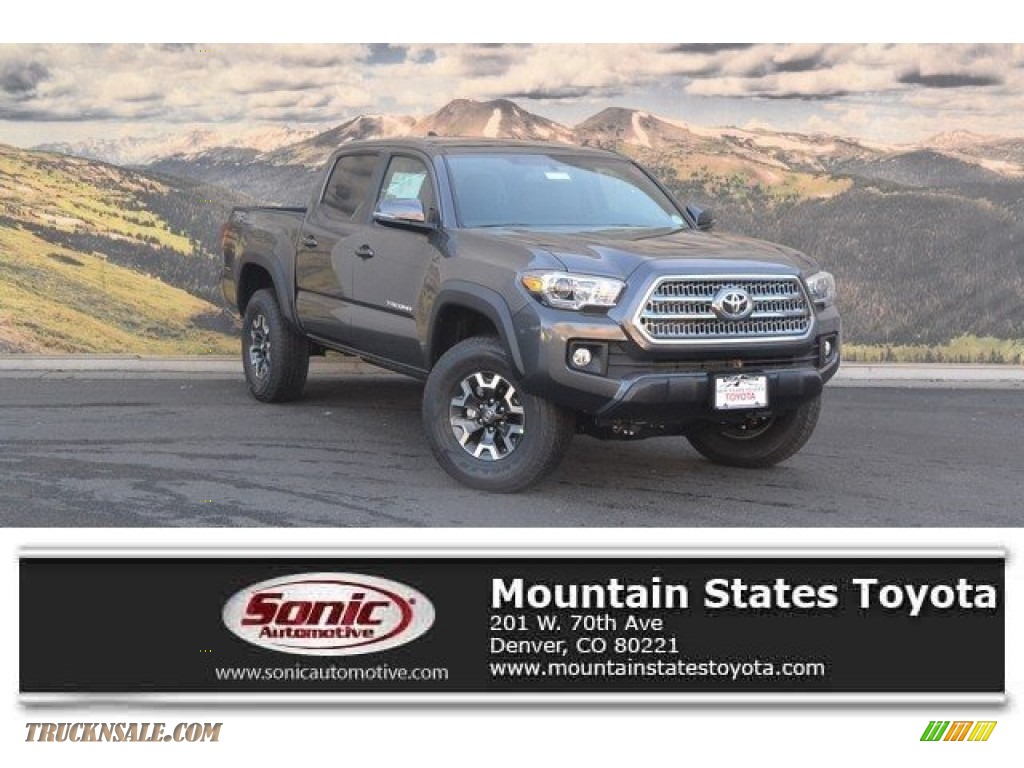 Magnetic Gray Metallic / TRD Graphite Toyota Tacoma TRD Off Road Double Cab 4x4