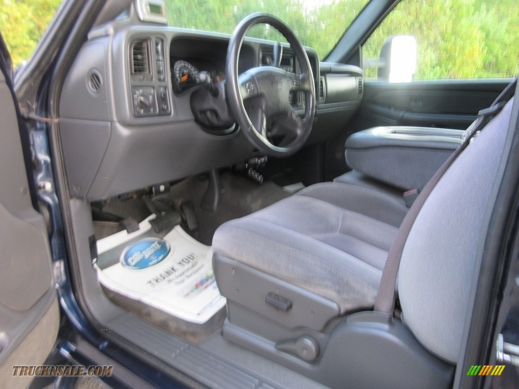 2005 Sierra 2500HD SLE Extended Cab 4x4 - Deep Blue Metallic / Dark Pewter photo #28