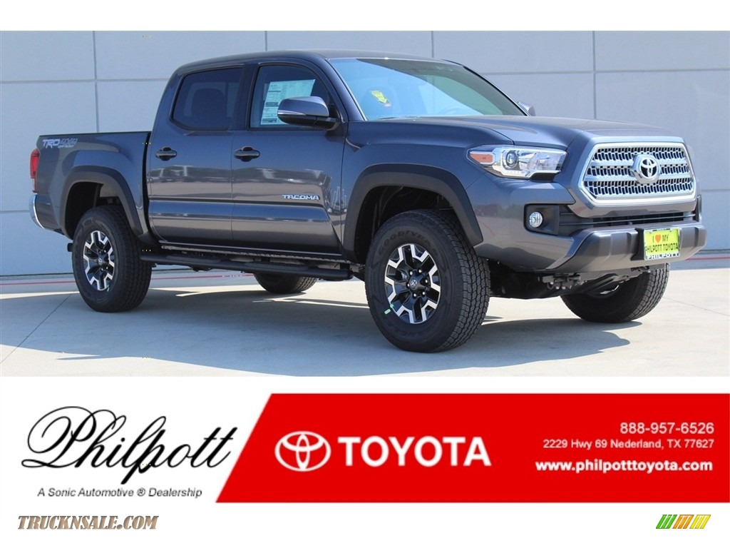 2017 Tacoma TRD Off Road Double Cab 4x4 - Magnetic Gray Metallic / TRD Graphite photo #1