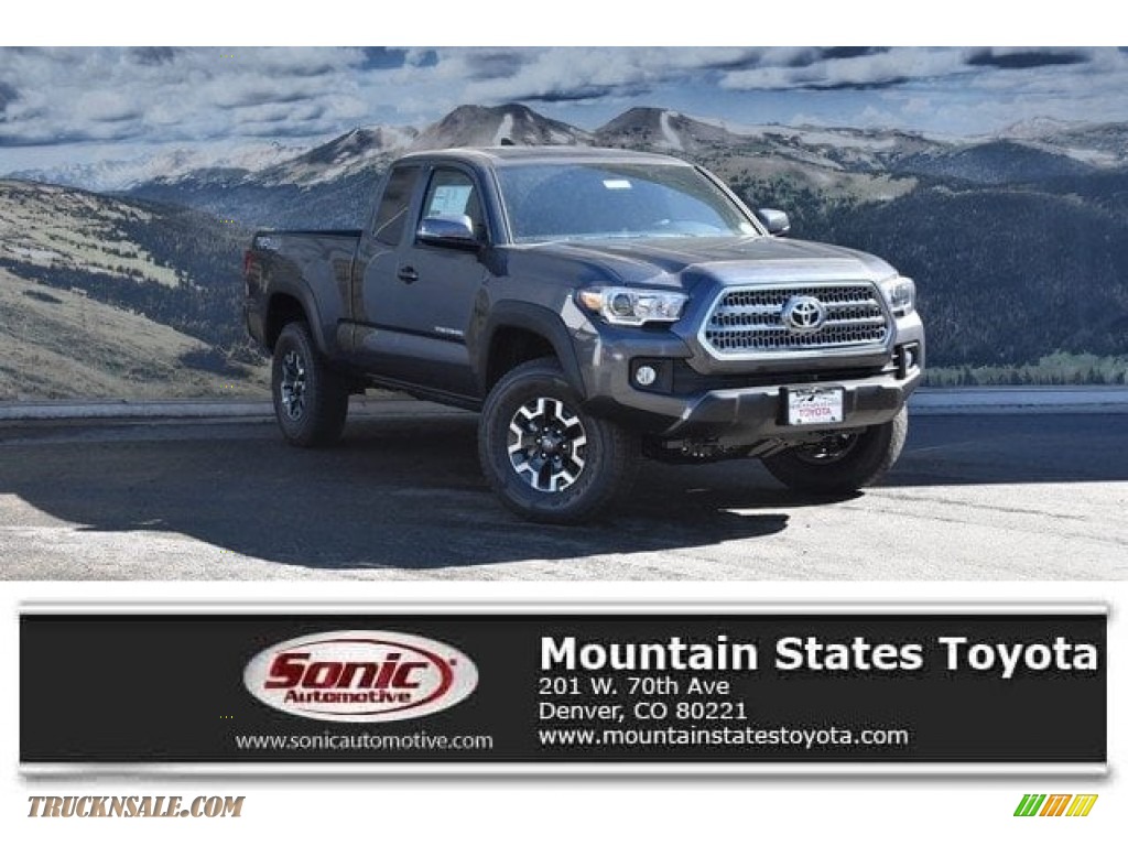 Magnetic Gray Metallic / TRD Graphite Toyota Tacoma TRD Off Road Access Cab 4x4