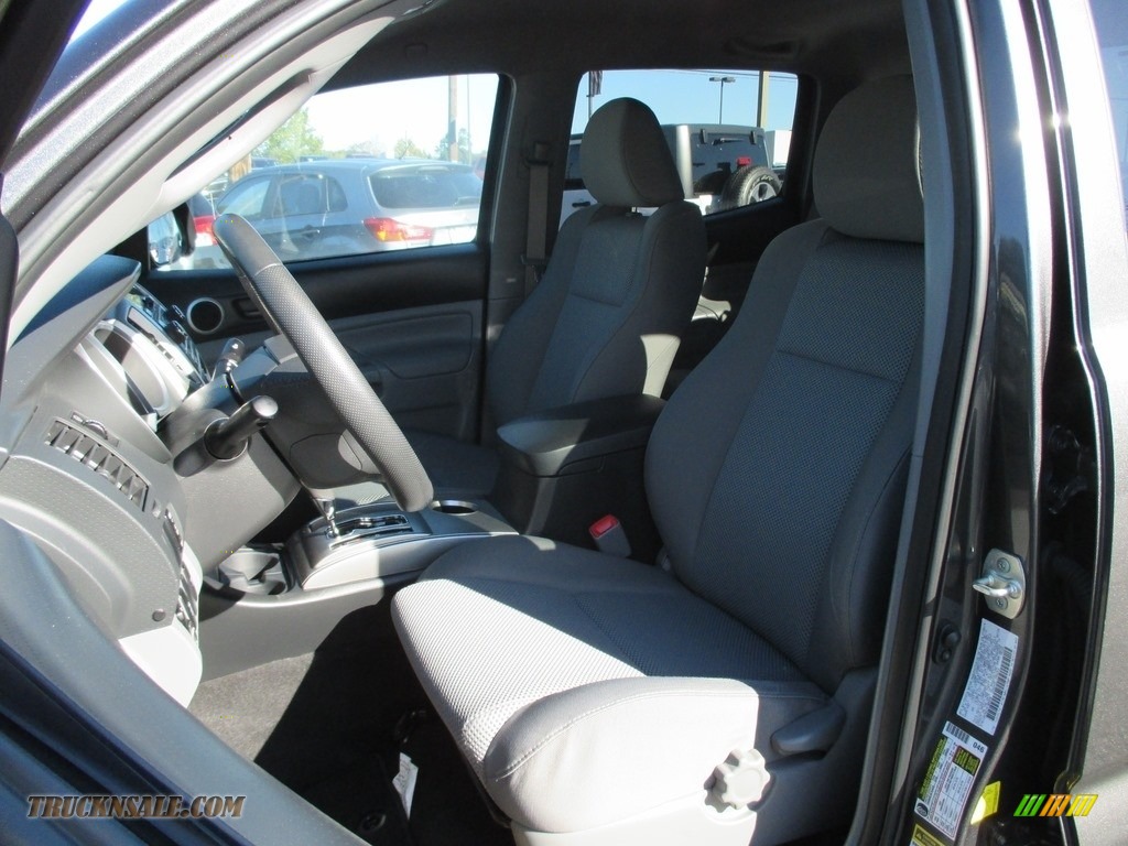 2012 Tacoma V6 SR5 Double Cab 4x4 - Magnetic Gray Mica / Graphite photo #16