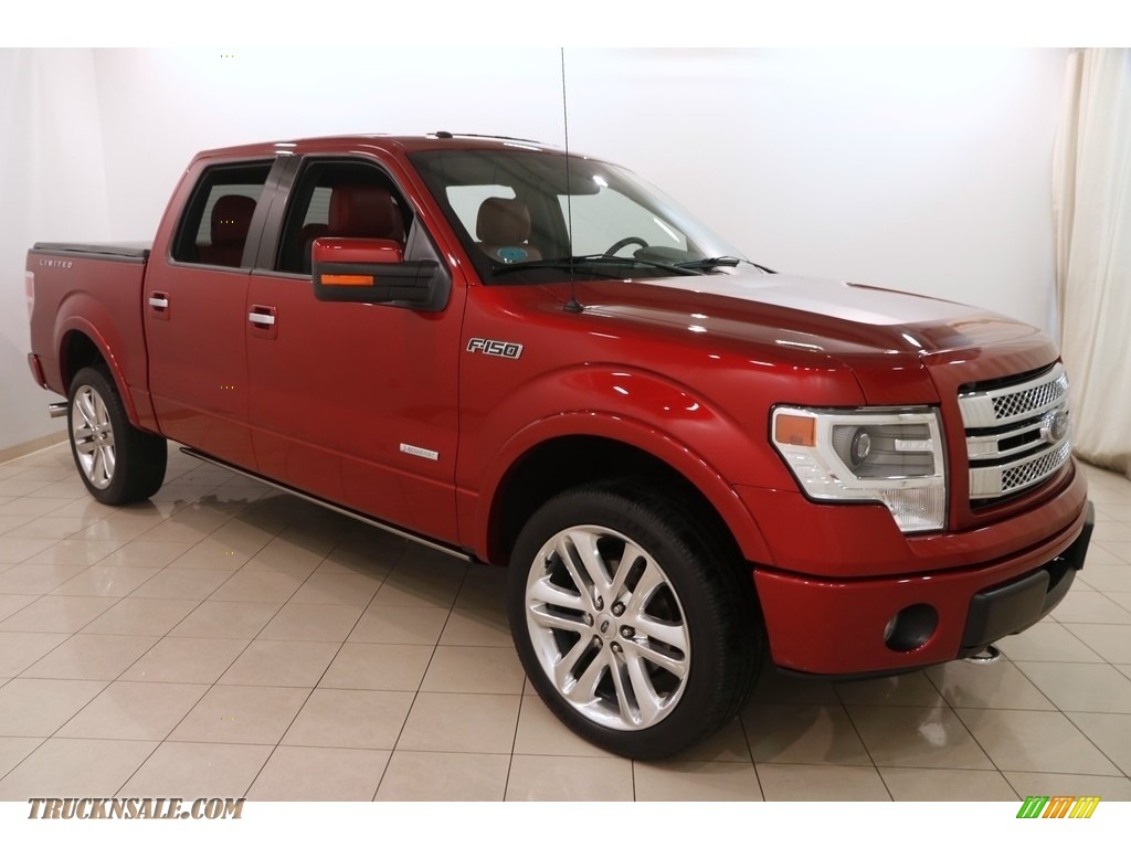 Ruby Red Metallic / FX Sport Appearance Black/Red Ford F150 Limited SuperCrew 4x4