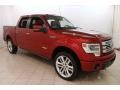 Ford F150 Limited SuperCrew 4x4 Ruby Red Metallic photo #1