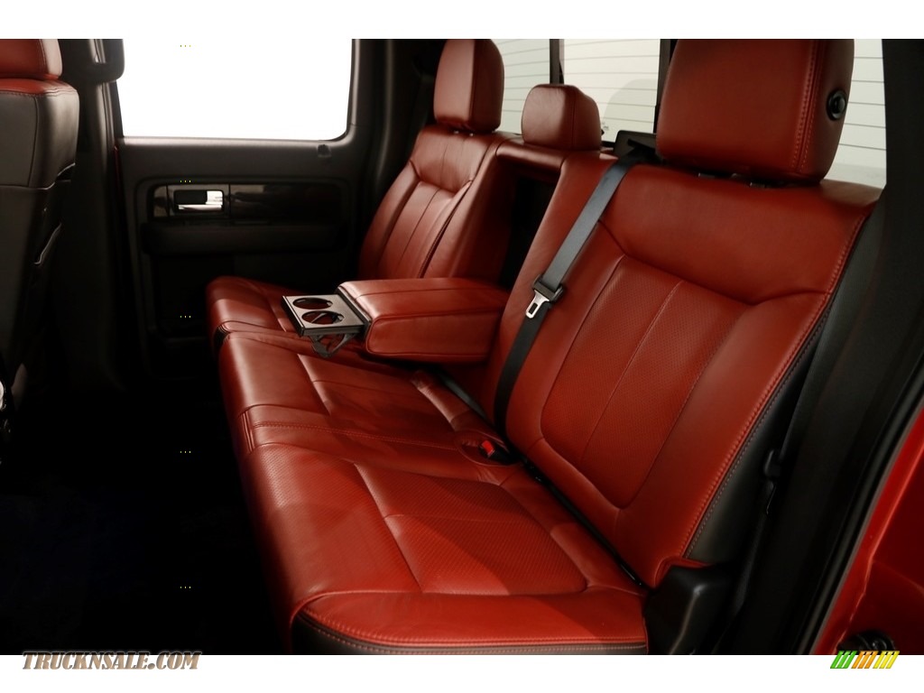 2013 F150 Limited SuperCrew 4x4 - Ruby Red Metallic / FX Sport Appearance Black/Red photo #21