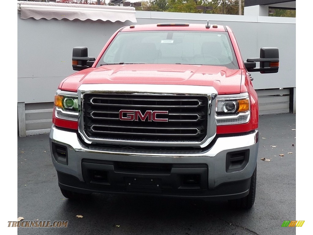 2018 Sierra 2500HD Double Cab 4x4 Chassis - Cardinal Red / Jet Black/­Dark Ash photo #4